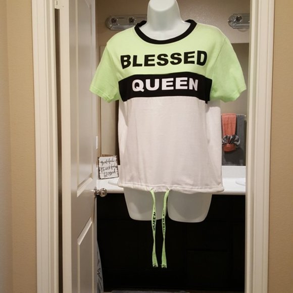 On Fire Tops - Blessed Queen Shirt